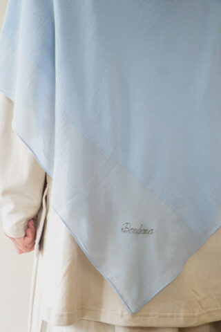 Bonebana.id - Nora French Square Hijab Semi Instant (Best Seller)