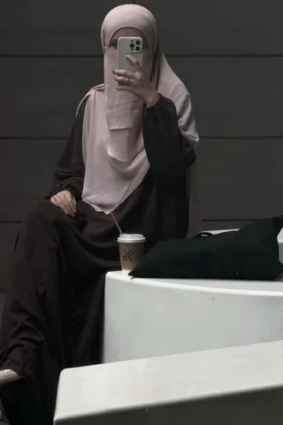 Bonebana.id - Nora Flowy French Square Hijab Long (140x150cm) best Seller