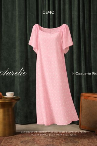 Ceno.ID - Aurelie Dress Rayon Motif